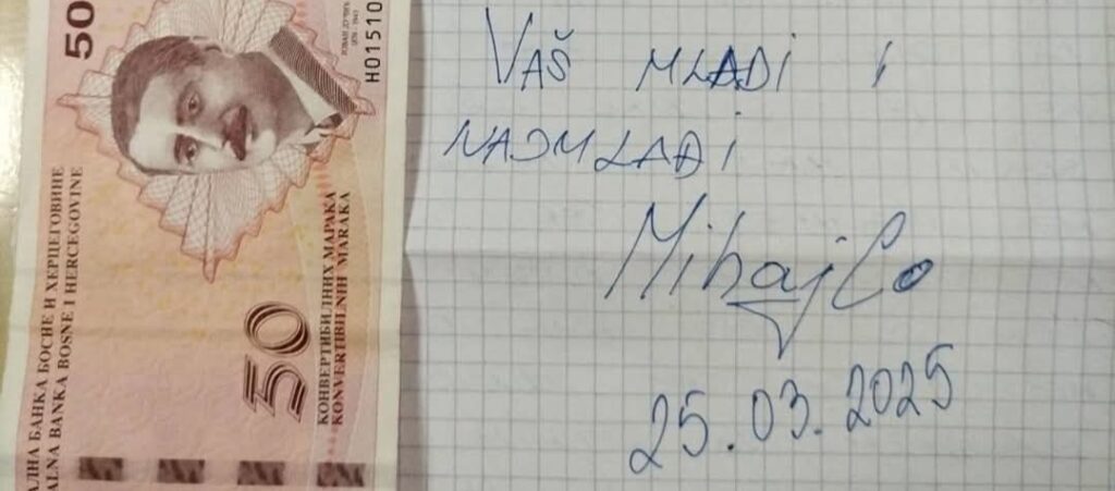 Beba donator Javnoj kuhinji Mozaika