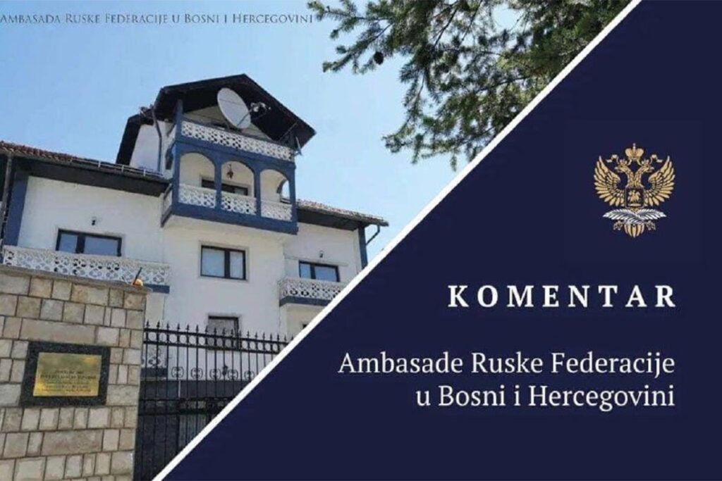 Ambasada Rusije komentarisala presudu Dodiku