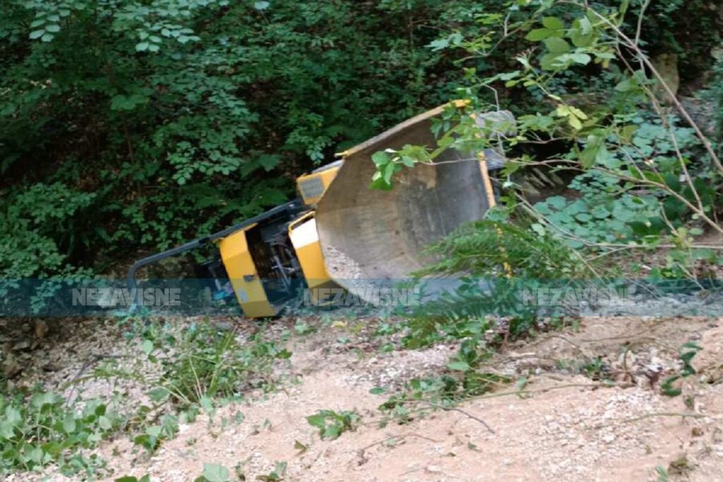 Prevrnuo se bager na Šehitlucima, radnik povrijeđen