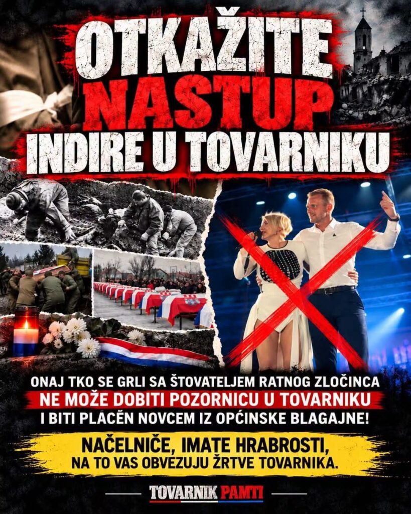 U Tovarniku ne žele Indiru (Colonia) jer je zagrlila Stanivukovića