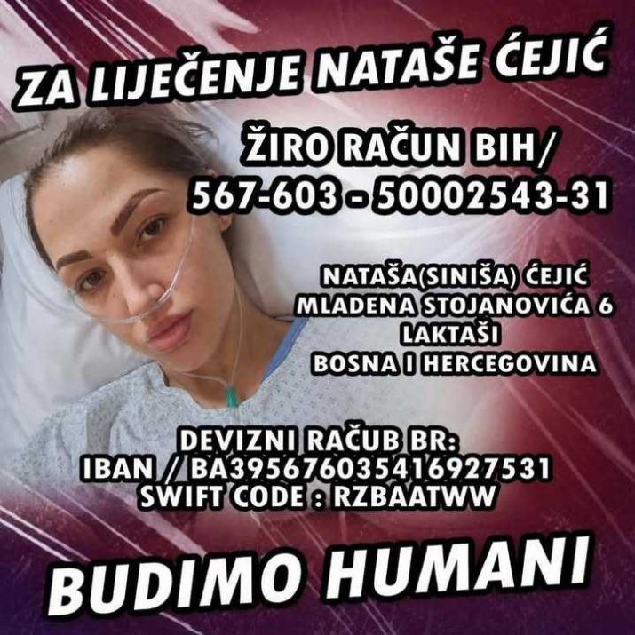 Nataši potrebna krv: Ako ste “A+” ili 0 i možete- pomozite