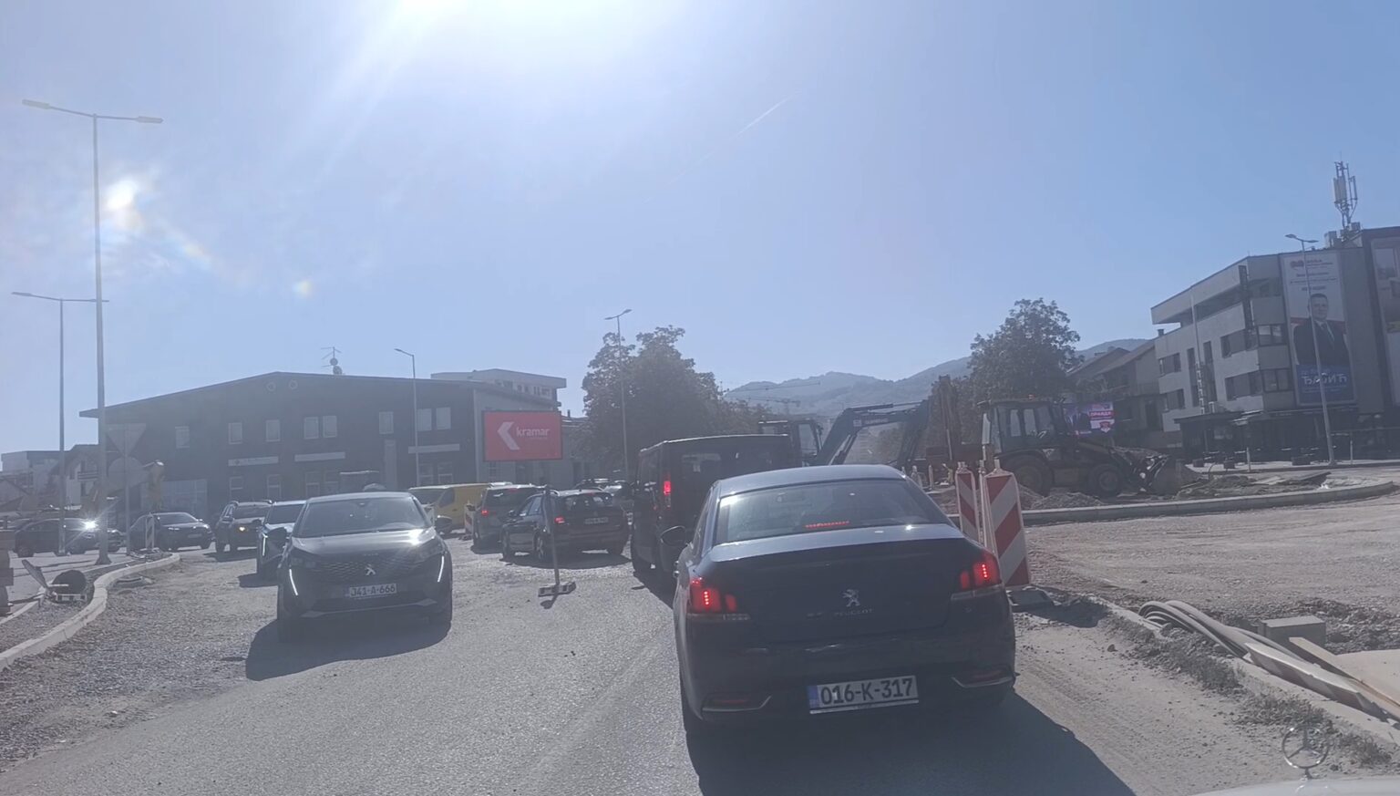 Izmjena u saobraćaju kod Audi servisa